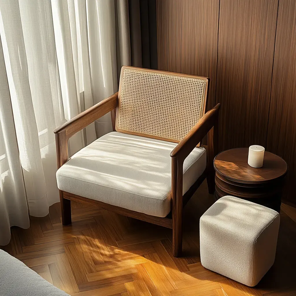 High quality chair, table and pouf